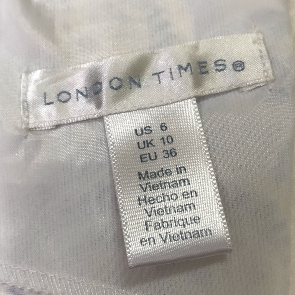 London Times 97% Cotton Mini Dress - 6 - Picture 10 of 13